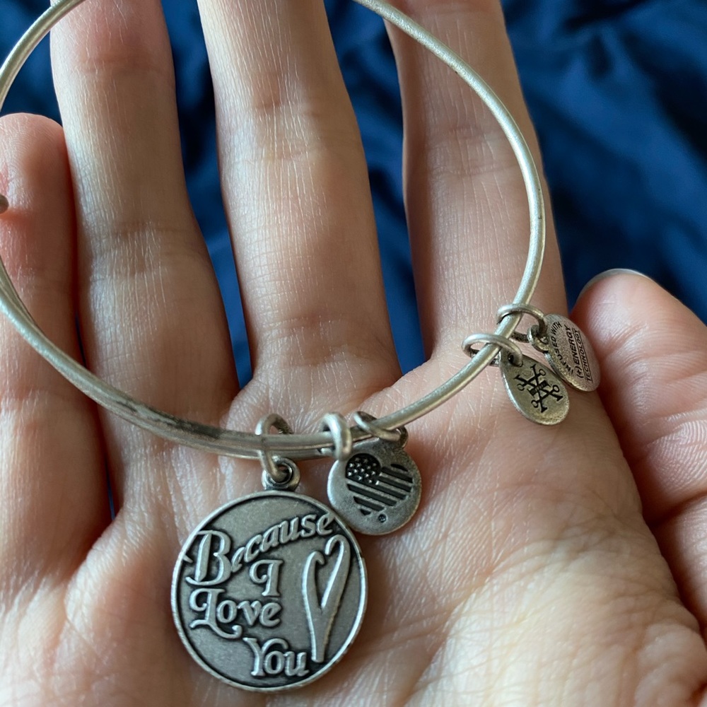 Because I love you Alex and ani bracelet